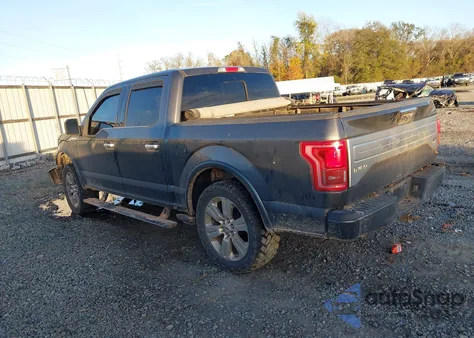 2016 Ford F-150 Limited z USA, uszkodzony, nr VIN 1FTEW1EG6GFC53167